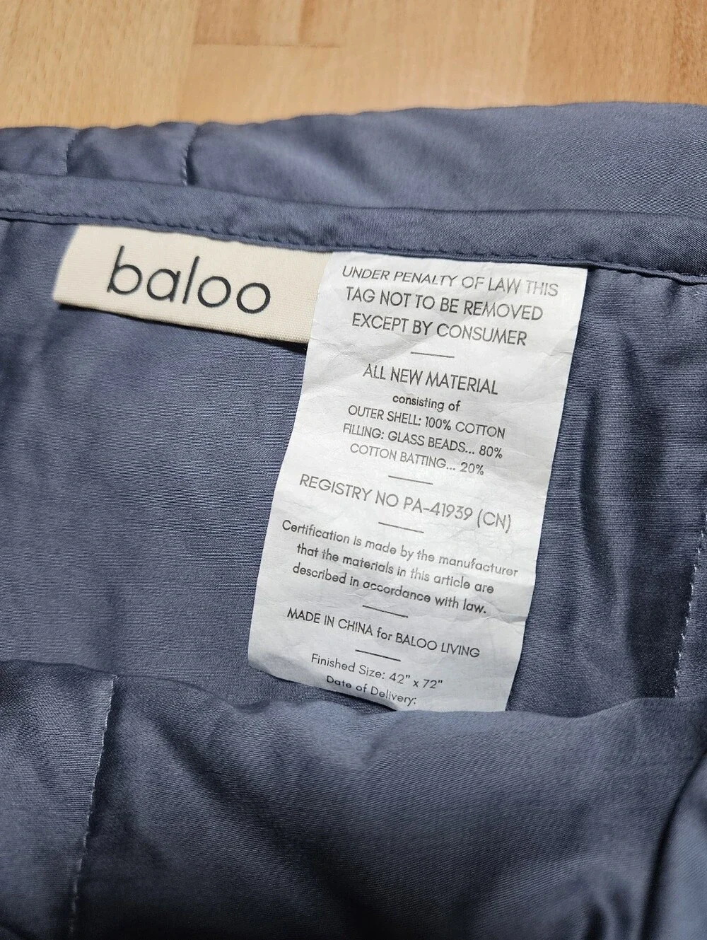 Baloo Weighted Blanket Throw 42
